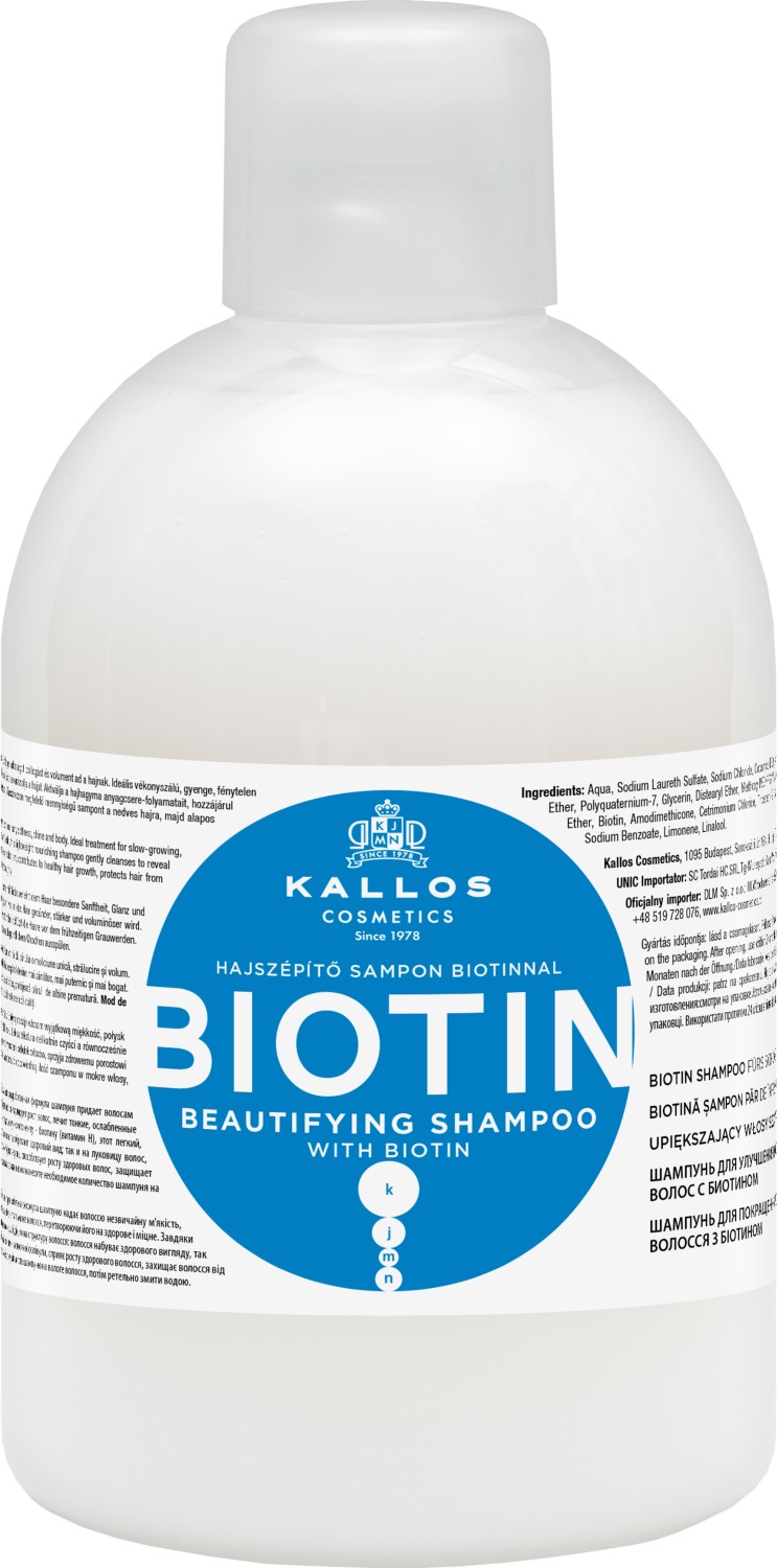 Kallos KJMN Biotin Beautifying Shampoo 1000 ml KA-KJMN1410