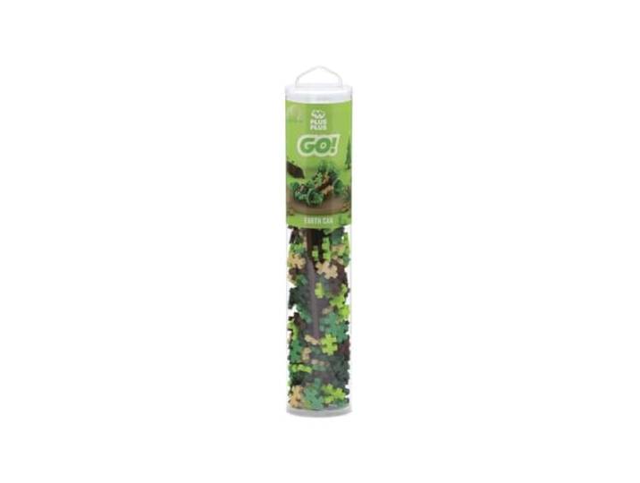 Plus-Plus 200 creatieve bouwstenen GO! auto aarde