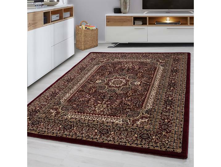 Kurzflorteppich Marrakesh Typ D Rot/Rot 300 x 400cm Polyester
