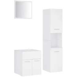 vidaXL, Badezimmerschrank, Bedorus (30 x 30 x 130 cm)