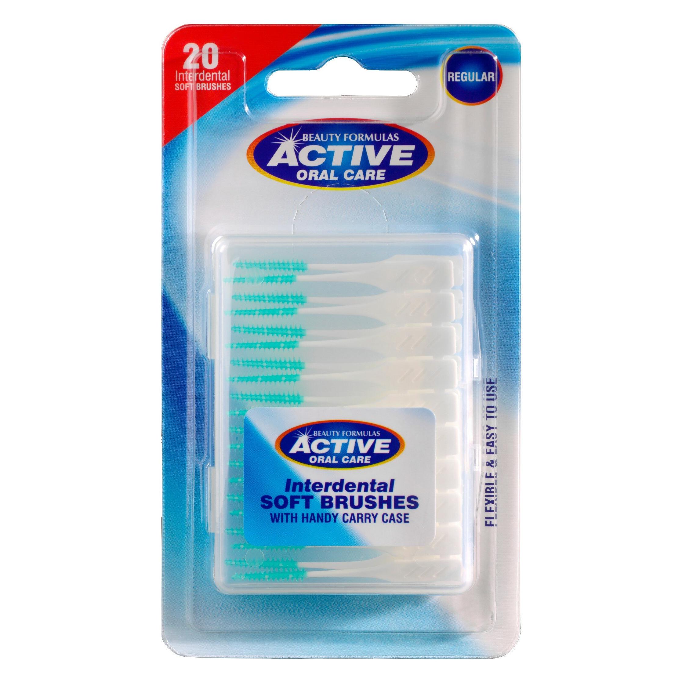 Beauty Formulas Active Oral Care - Interdental Soft Brushes Silicone Interdental Cleaning Soft 20Pcs. (20x) (36093928)