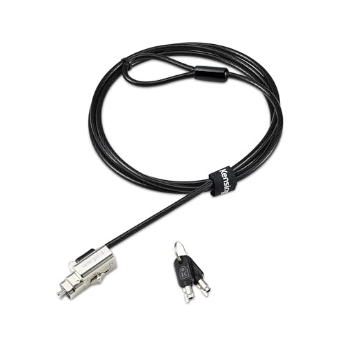 Kensington Universal 3-in-1 2.0 Laptopkabelslot met sleutel voor standaard, nano en wigvormige beveiligingssleuven