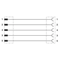 Phoenix Contact Sensor-/Aktor-Kabel, Elektronikkabel + Stecker, Schwarz