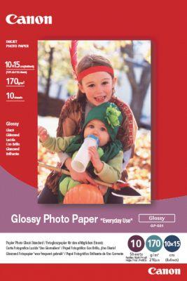 Fotoglanzpapier CANON Everyday Use Glossy GP-501,10 x 15 cm, 210 g/m², weiß, 100 Blatt