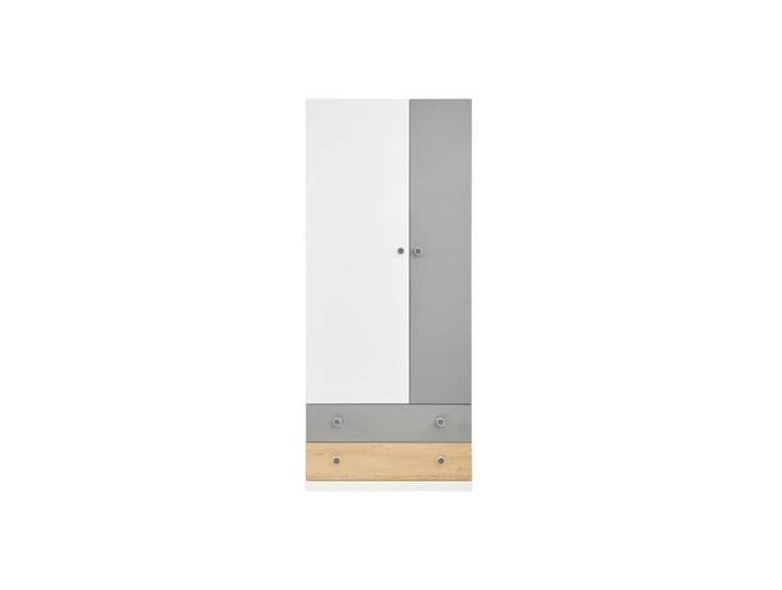 Armoire de chambre - Armoire Omaha R120 443959 - Blanc - 80x190x50cm