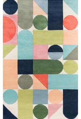 Novogratz by Momeni Delmar Wright Hand Tufted Wool Area Rug
