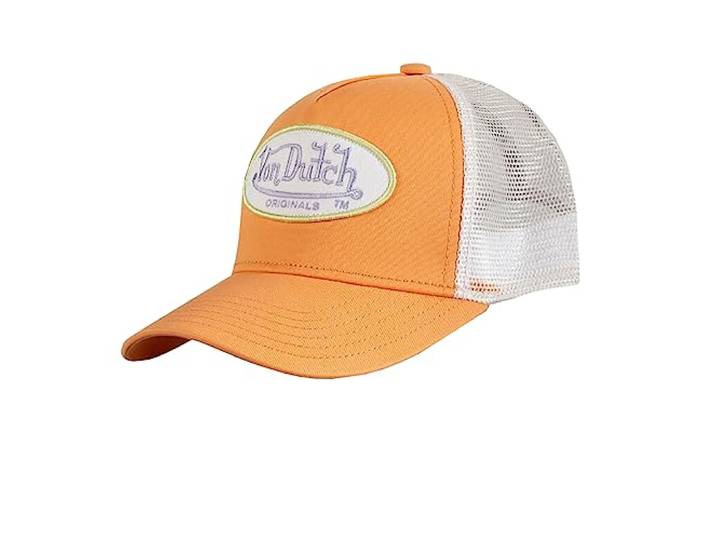 Von Dutch Originals Boston Peach/White Trucker Cap, perzik, One size