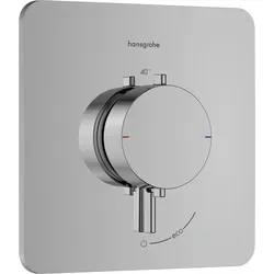 Hansgrohe Ecostat Comfort Q Thermostat Unterputz, Chrom, 1 Verbraucher, Temperatur- und Volumensteuerung, einfache Installation
