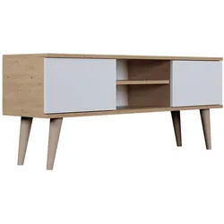 TV-MÖBEL Toronto Weiß und Holz