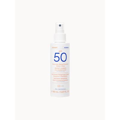 YOGHURT Sonnenspray-Emulsion für Gesicht und Körper SPF50 150ml von KORRES