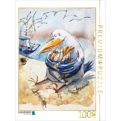 CALVENDO Puzzle Fish and Chips | 1000 Teile Lege-Größe 64x48cm Foto-Puzzle für glückliche Stunden