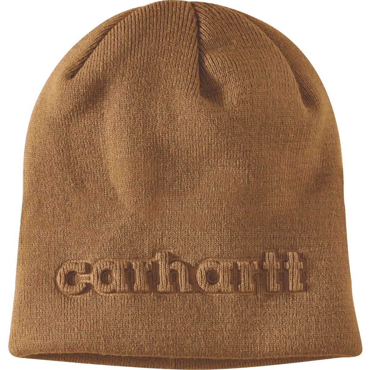 Carhartt Embossed Beanie carhartt brown (BRN) OS 107002-BRNOS