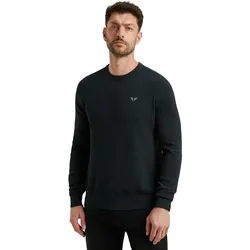 PME Legend Herren Rundhals Pullover R-NECK COTTON MODAL - Regular Fit - PKW2608324-5053 Porcelain - 5XL