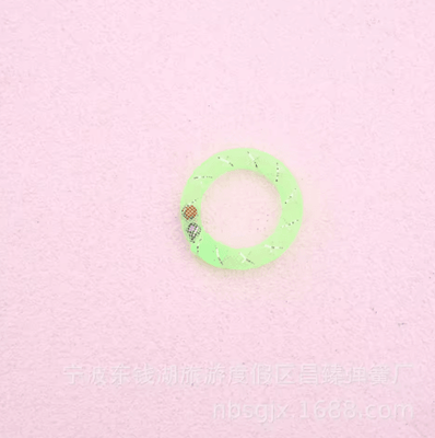 Inspire Picks Donut Shaped Cat Spring Toy With Bell For Interactive Bouncing Fun green
