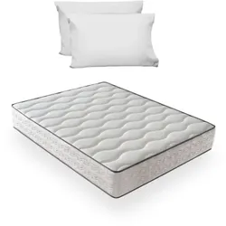 Dagostino Home Matratze 135x190, Höhe 25cm + 2 Kissen