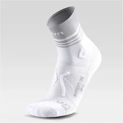 UYN Runner's One Short Grip Laufsocken Herren W000 - white 42-44