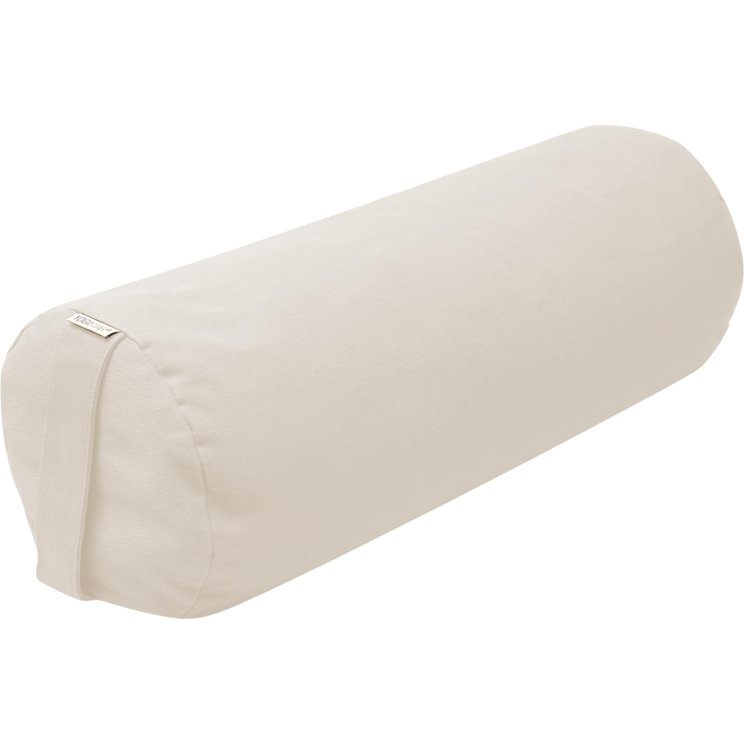 Yogistar Yin Rund Samtosha Yoga-Bolster Yoga-Zubehör beige Yoga
