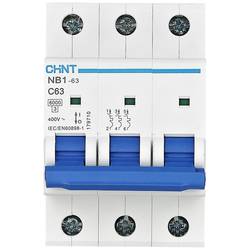 Chint 179710 NB1-63 3P C63 6kA DB Leitungsschutzschalter 3polig 63 A 240 V, 415 V