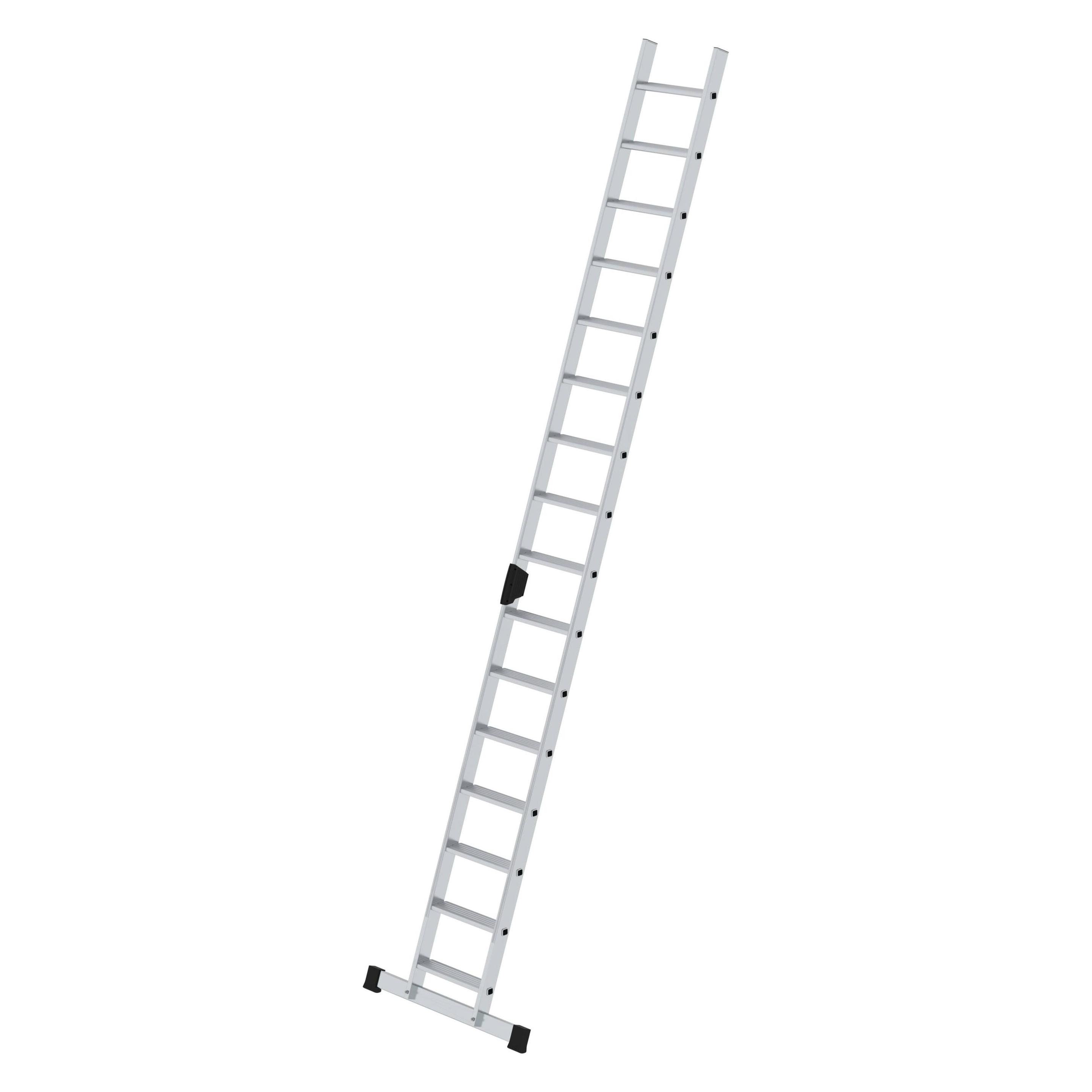 Munk Stufen-Anlegeleiter mit Standard-Traverse 16 Stufen (Anlegeleiter, 414 cm) (228733)