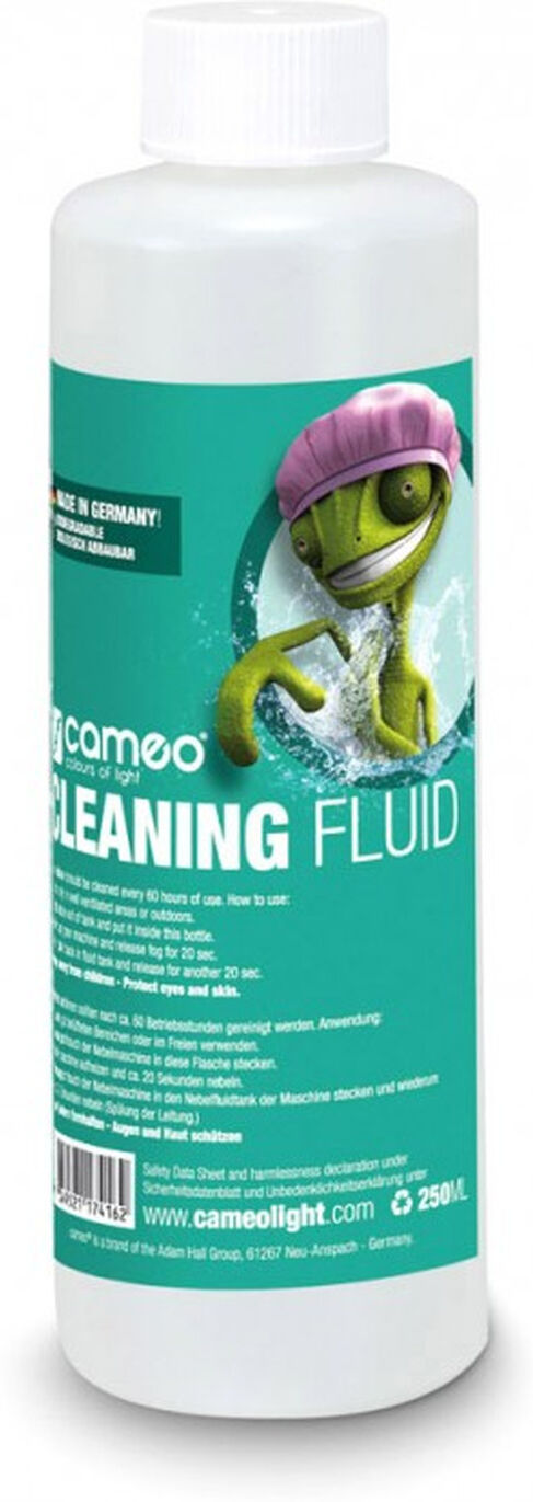 Cameo Cleaning Fluid 0,25l Spezialfluid Zur Reinigung Von Nebelmaschinen 2