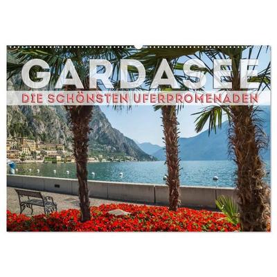 GARDASEE Die schönsten Uferpromenaden (Wandkalender 2027 DIN A2 quer), CALVENDO Monatskalender