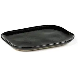Serax, Serviergeschirr, Merci - Bord rechthoekig N°3 M - 14,5x10,5cm - H1,4 - Donkerblauw - 8 stuks