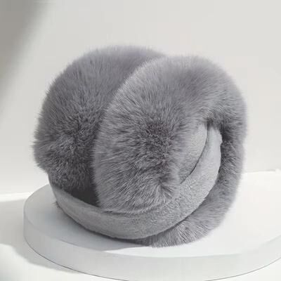 Uplifted Finds Soft Plush Winter Earmuffs For Warmth And Outdoor Protection gray