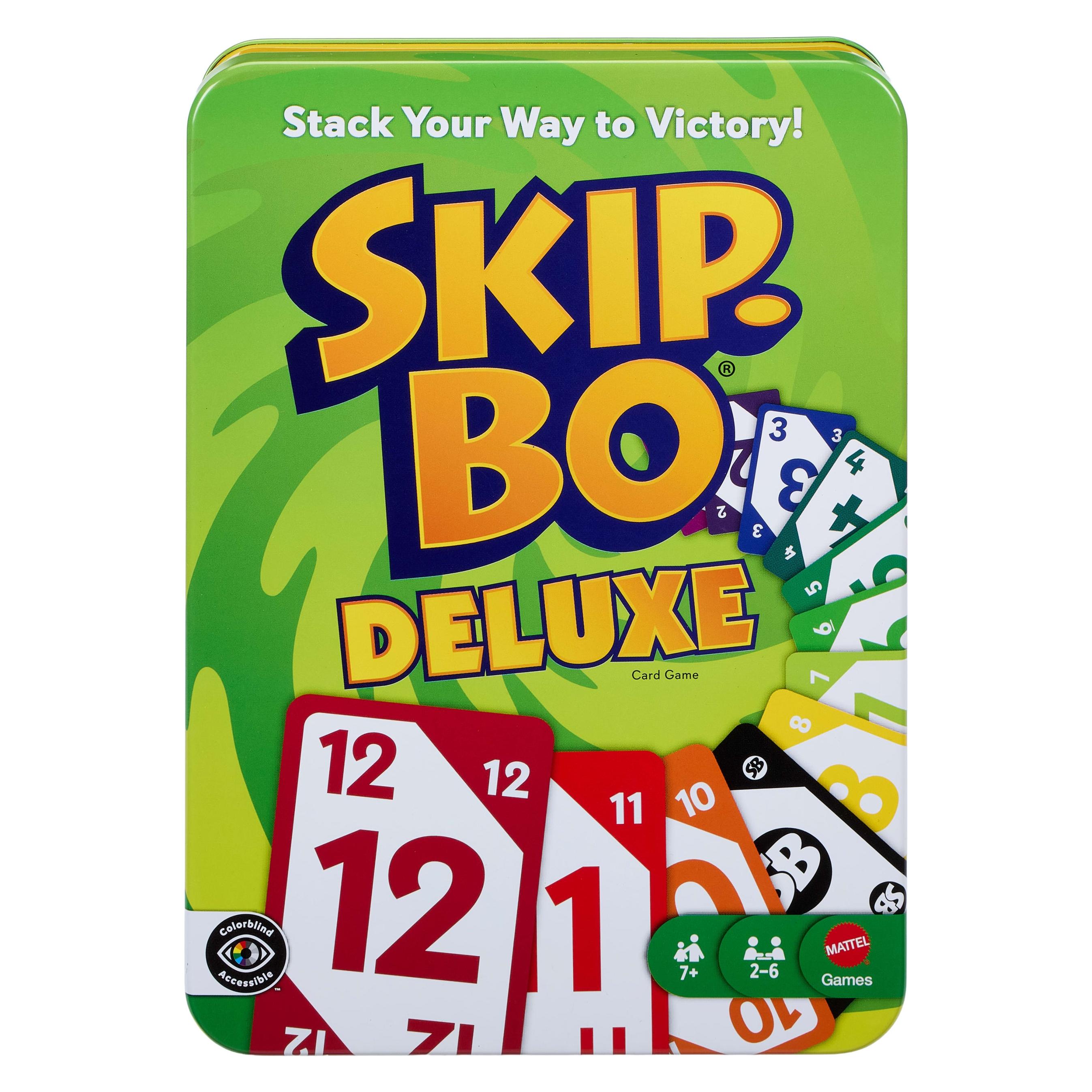 Skip-Bo 0 (Arabisch, Dänisch, Deutsch, Englisch, Finnisch, Französisch, Griechisch, Italienisch, Niederländisch, Norwegisch, Polnisch, Portugiesisch, Russisch, Schwedisch, Schweizerdeutsch, Slowakisch, Spanisch, Tschechisch, Türkisch, Ungarisch, 2 - 6 Spieler) (JNP58)