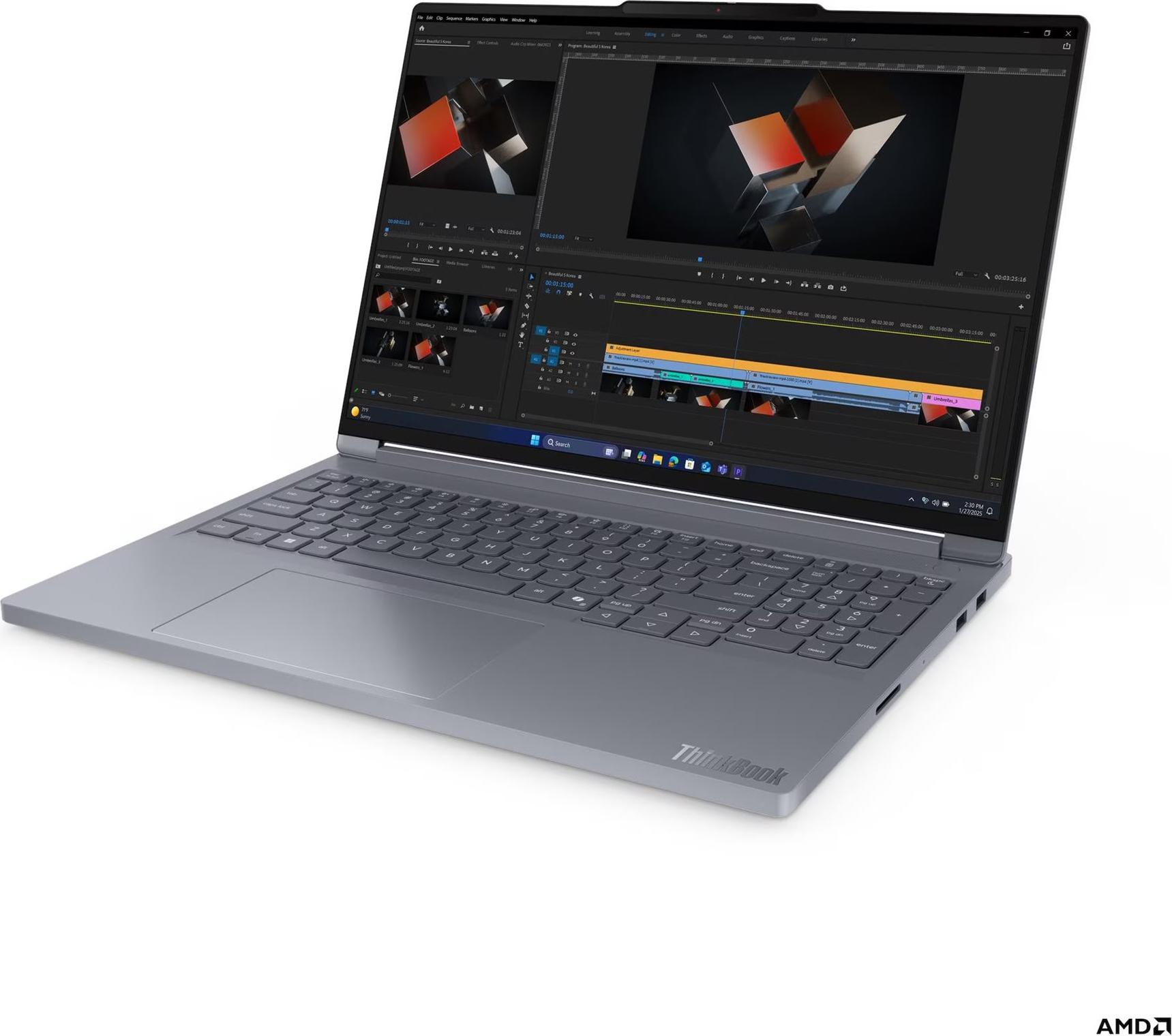 Lenovo ThinkBook 16p G6 ADR, AMD Ryzen 9, 2,4 GHz, 40,6 cm (16"), 2560 x 1600 Pixel, 64 GB, 1 TB