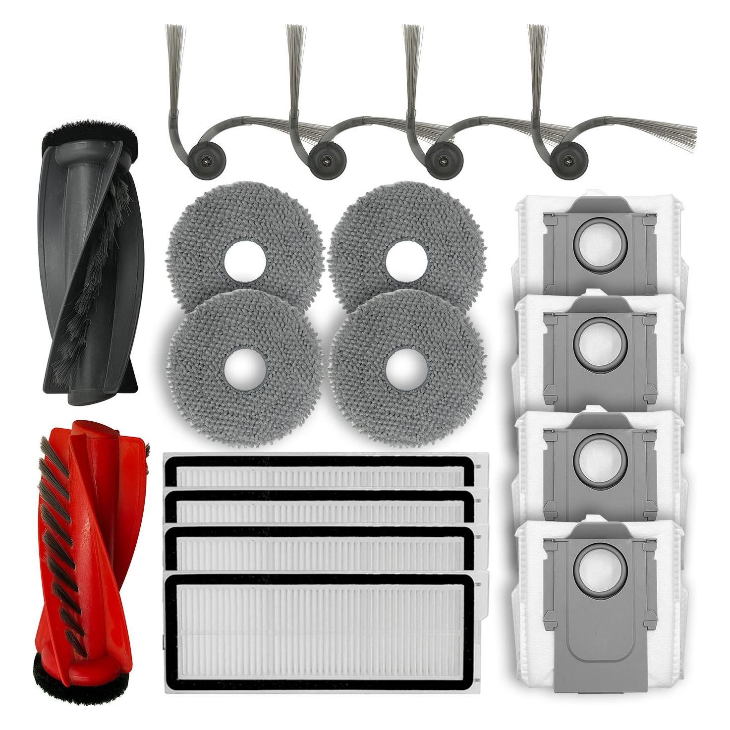 Roboparts Zubehör Set für Roborock Qrevo Curv/Qrevo Curv S5X/Qrevo Edge S5V (49811420)
