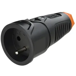 PCE 2410-so Taurus2 Gummi-Kupplung fb IP20 (schwarz/orange) 2410so