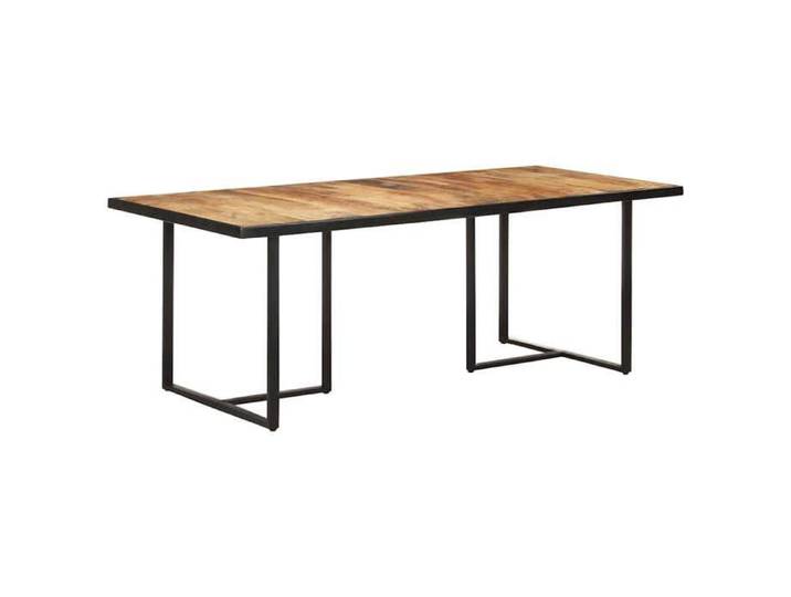 Table de repas - 2/4 personnes - Table à manger - 200 cm Bois de manguier brut_87