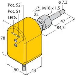 Turck Strömungssensor FTCSTA4P2ARX/230VAC