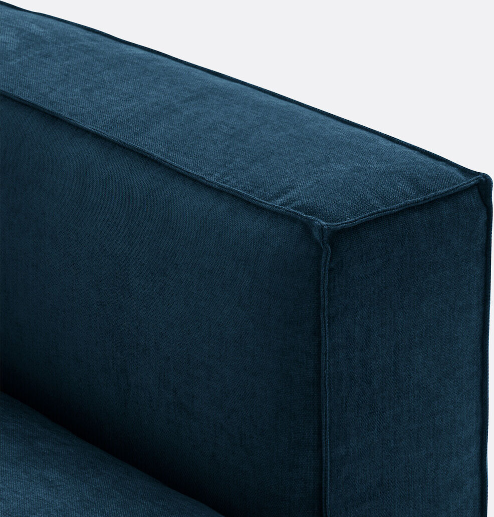 LA REDOUTE INTERIEURS Élément méridienne pour canapé modulable, en velours texturé, SEVEN