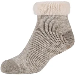 camano Warm-up Antirutsch Quarter Socken Damen 0063 - taupe 39-42