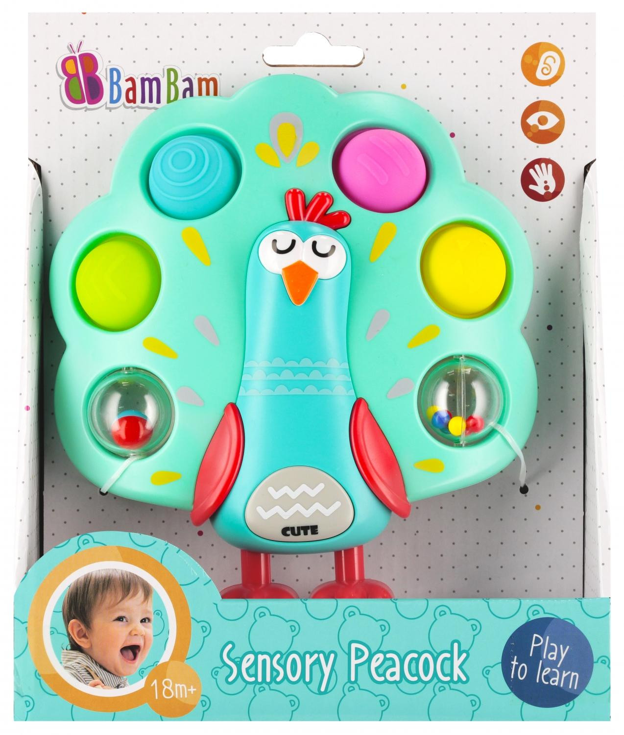 Euro-Trade Stimulerend speelgoed Paw BAM BAM 568985