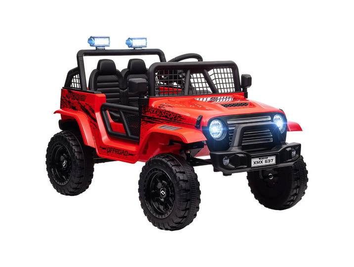 Aiyaplay Elektro Kinderauto, Rot, Metall, 67x68.5x109 cm, Spielzeug, Kinderfahrzeuge