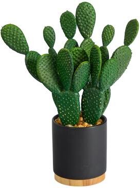 Nearly Natural "10"" Cactus Succulent Artificial Plant in Planter"