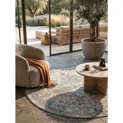 Outdoor-Teppich Niederflor Mehrfarbig 120x120 cm - LIMMAT   Kadima