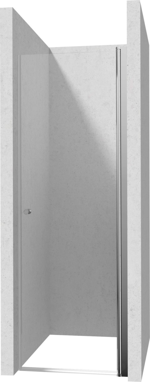 Neuesbad Pendel Dusche Tür, Chrom, 50 cm mit Weißglas NB1DEKTSW045P1