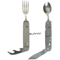 Taschenmesser-Besteck 6-in-1