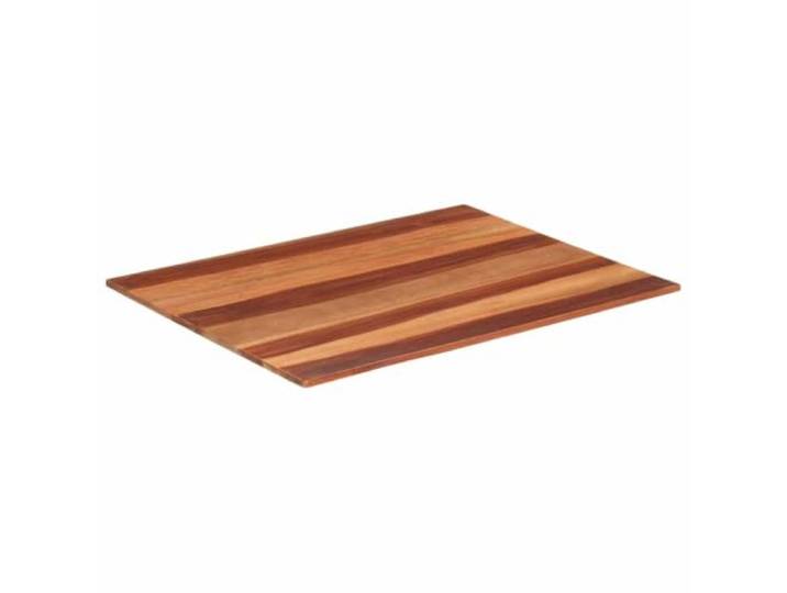 GKHPYURE Tischplatte aus massivem Akazienholz, 15-16 mm, 70 x 90 cm Massivholz, Akazienholz, Farbfinish, 70 x 90 cm, Stärke 15-16 mm, 2 Teile, zwei Holzständer, hochglanzlackiert