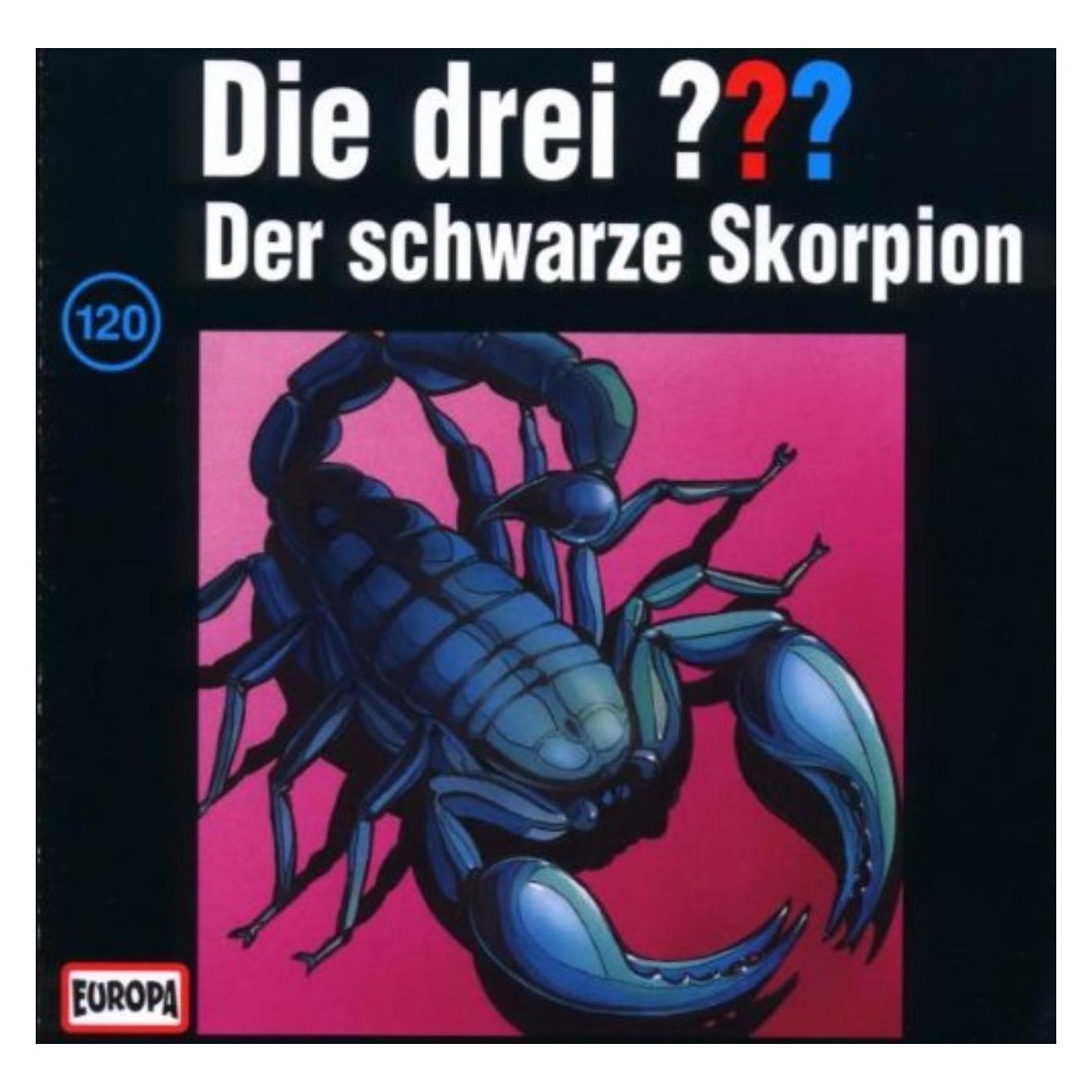 Europa Die drei DREI FRAGEZEICHEN 120 - Der schwarze Skorpion (21991202)