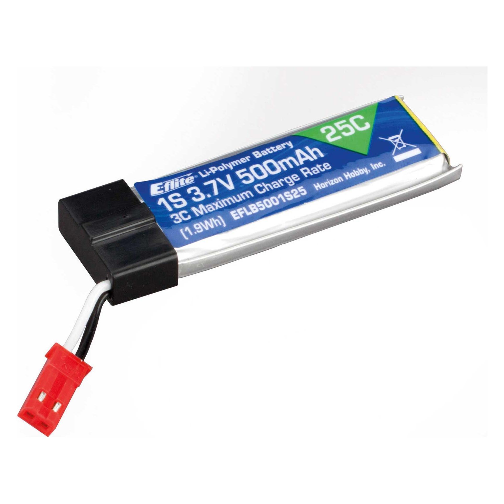 E-Flite Ersatzteil Akku passend für Blade 120 S (500 mAh, 3.70 V) (EFLB5001S25)