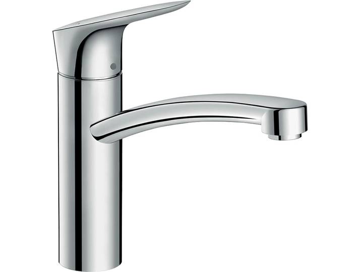Mitigeur d'évier hansgrohe Logis Bec pivotant chromé\, 1 pièce.