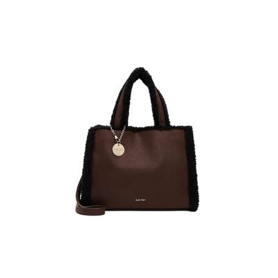 Shopper SURI FREY "Shopper SFY Mercy", Damen, Gr. B/H/T: 31,5cm x 23cm x 14cm, braun (braun 200), Polyester, Taschen Shopper