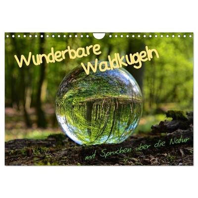 Wunderbare Waldkugeln (Wandkalender 2027 DIN A4 quer), CALVENDO Monatskalender