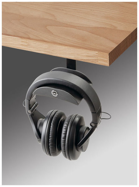 K&M ; 16330 Headphone Holder nero