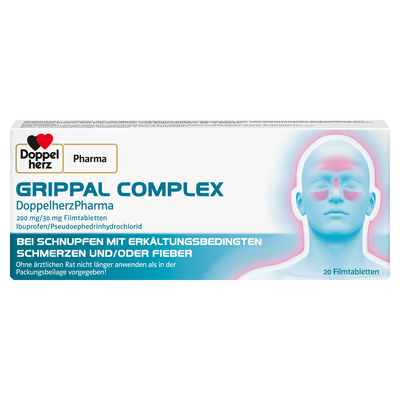 Queisser Pharma GmbH & Co. KG GRIPPAL COMPLEX DoppelherzPharma 200 mg/30 mg FTA 20 St 14227641