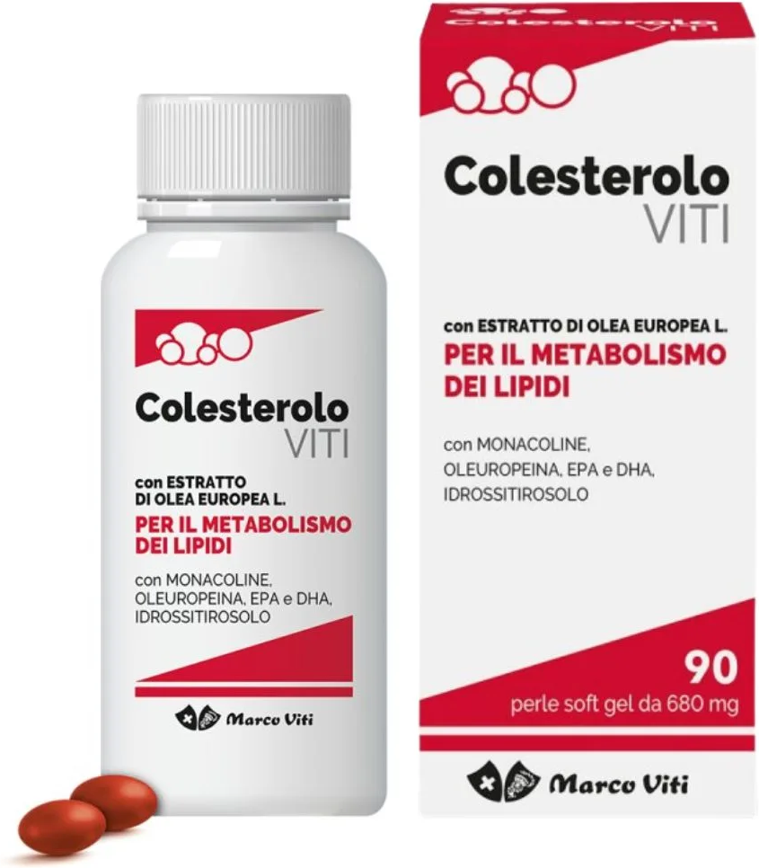 MARCO VITI FARMACEUTICI SpA Marco Viti, Colesterolo Viti, 90 Perle